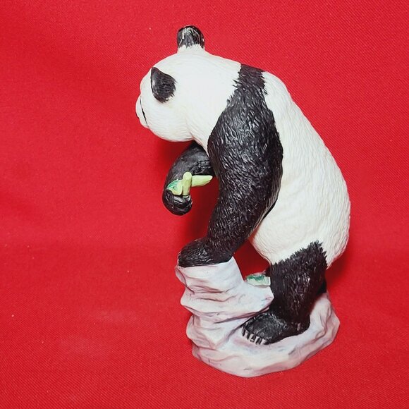 Vintage Lefton Panda with Bamboo Figurine Home Decor - Picture 11 of 12